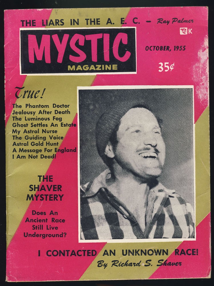 Item #27476 Mystic Magazine October 1955. (The Shaver Mystery). Raymond Palmer, ed.
