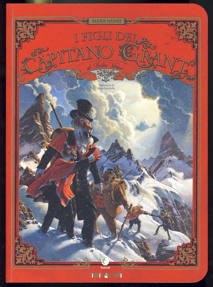 Item #27584 I figli del Capitano Grant. (The Children of Captain Grant - Italian Edition). Alexis Nesme, Jules Verne.