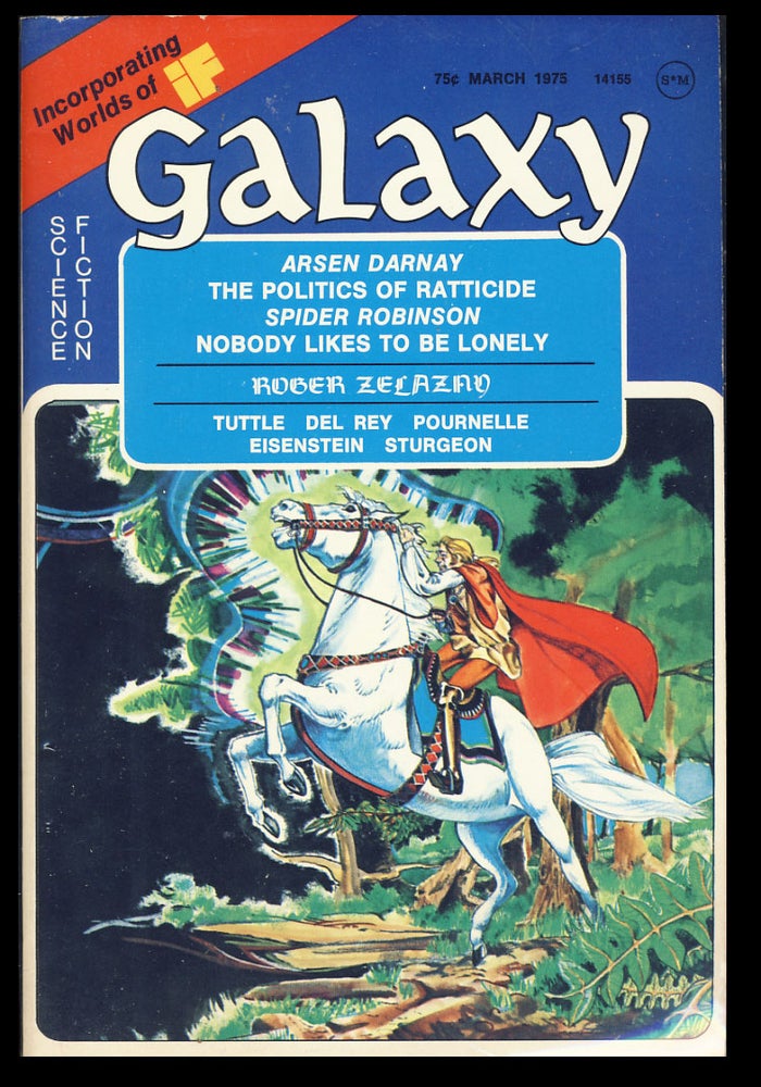 Item #27647 Galaxy March 1976. James Baen, ed.