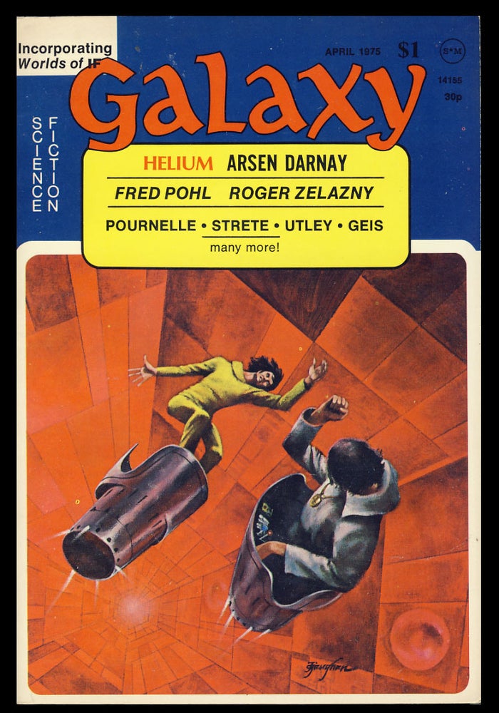 Item #27648 Galaxy April 1975. James Baen, ed.