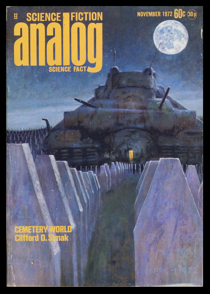 Item #27744 Cemetery World (Part 1 of 3) in Analog Science Fiction Science Fact November 1972. Clifford D. Simak.