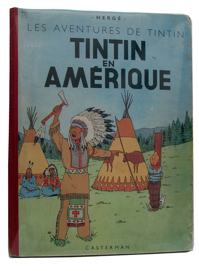 Item #27794 Les aventures de Tintin: Tintin en Amérique. Hergé.