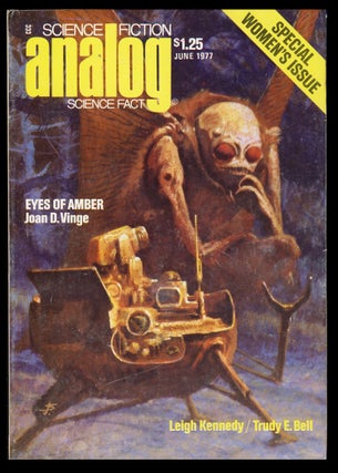 Item #27805 Eyes of Amber in Analog Science Fiction Science Fact June 1977. Joan D. Vinge
