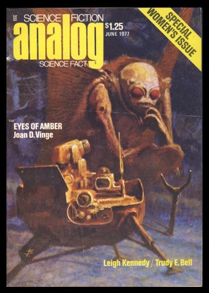 Item #27806 Eyes of Amber in Analog Science Fiction Science Fact June 1977. Joan D. Vinge