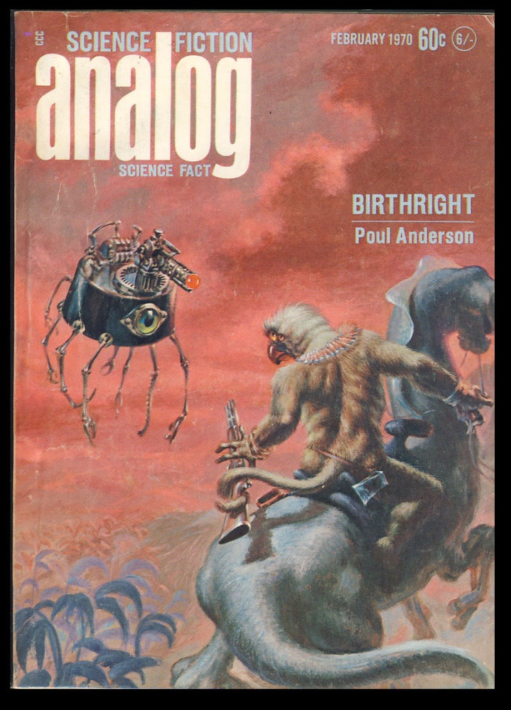 Item #27874 Birthright in Analog Science Fiction Science Fact February 1970. Poul Anderson.