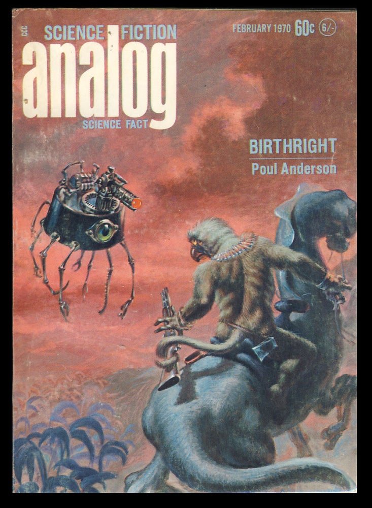 Item #27875 Birthright in Analog Science Fiction Science Fact February 1970. Poul Anderson.