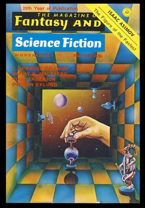 Item #27948 The Pugilist in The Magazine of Fantasy and Science Fiction November 1973. Poul Anderson