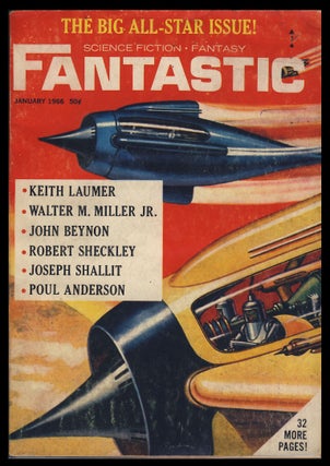 Item #27989 Three Wishes in Fantastic January 1966. Poul Anderson