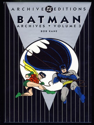 Item #28030 Batman Archives Volume 3. Bill Finger, Bob Kane
