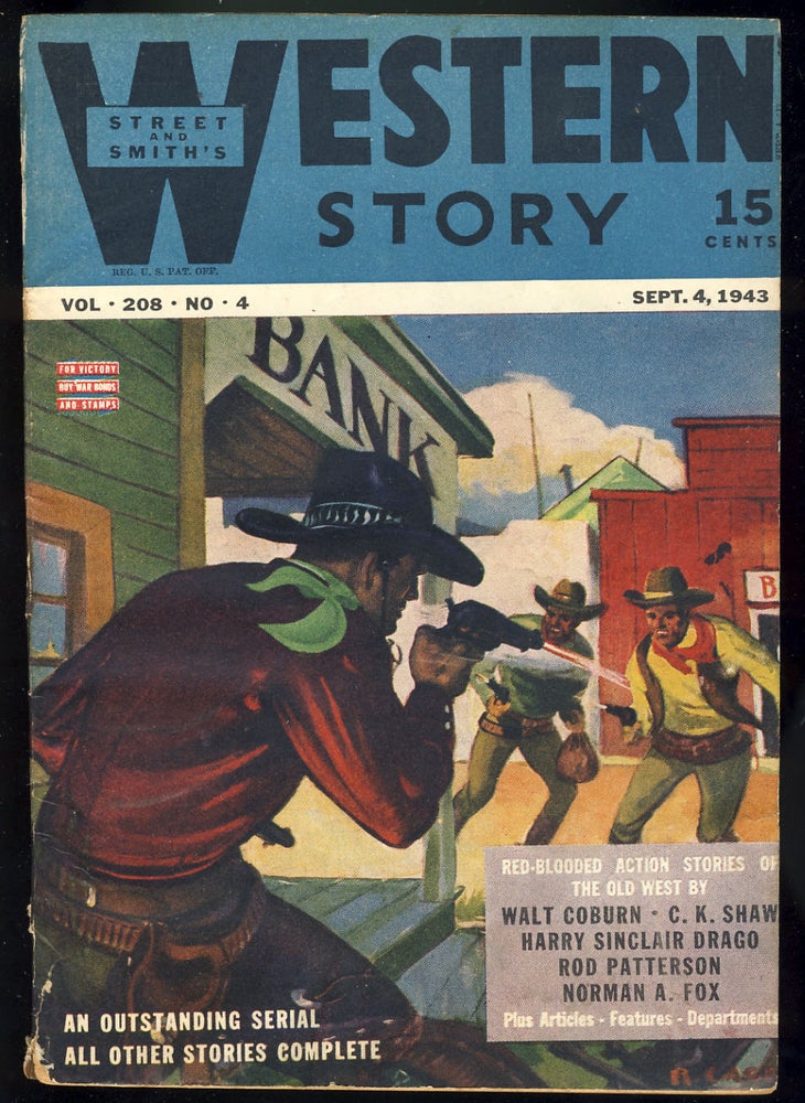 Item #28125 Street & Smith's Western Story September 4, 1943. Harry Sinclair Drago.