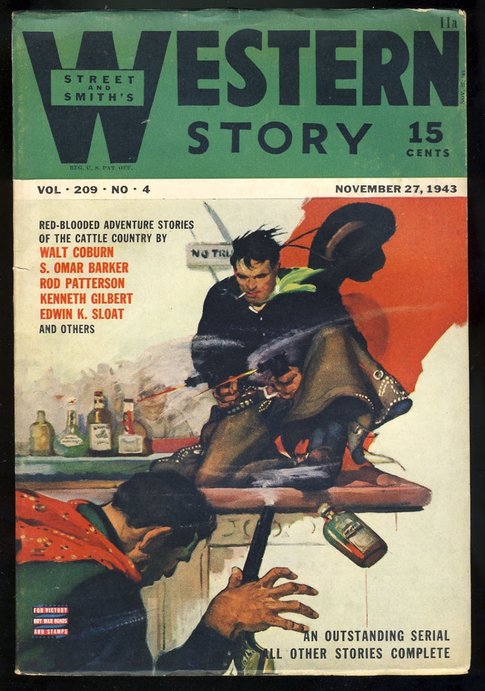 Item #28127 Street & Smith's Western Story November 27, 1943. Kenneth Gilbert.