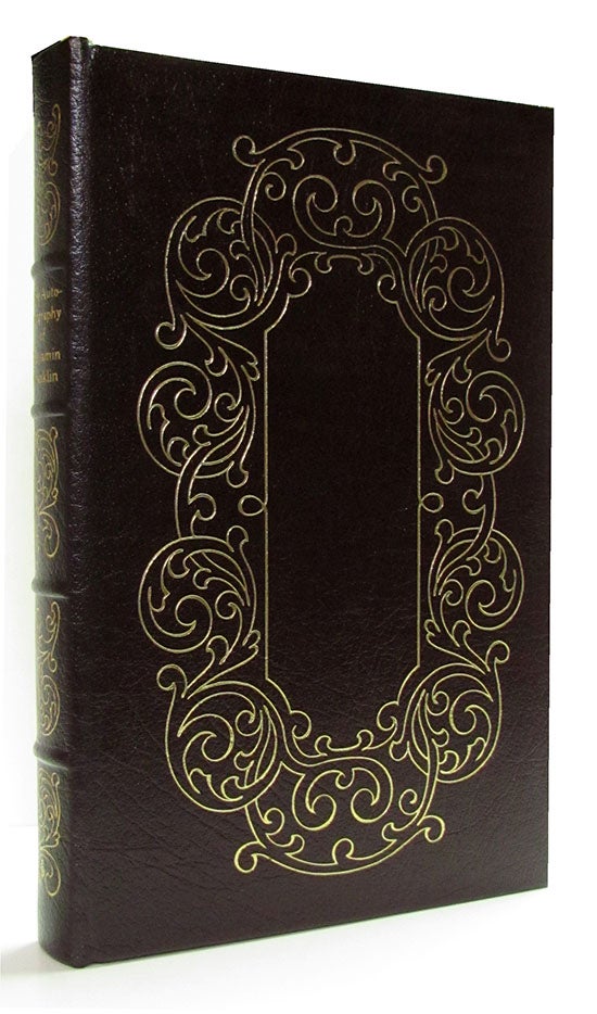 Item #28141 The Autobiography of Benjamin Franklin, Now Printed from the Manuscript as Franklin Wrote It, and Including His Preliminary Outline; with an Introduction by Carl Van Doren. Benjamin Franklin.