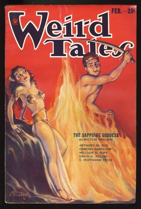 Item #28231 The Valley of the Worm in Weird Tales February 1934. Robert E. Howard