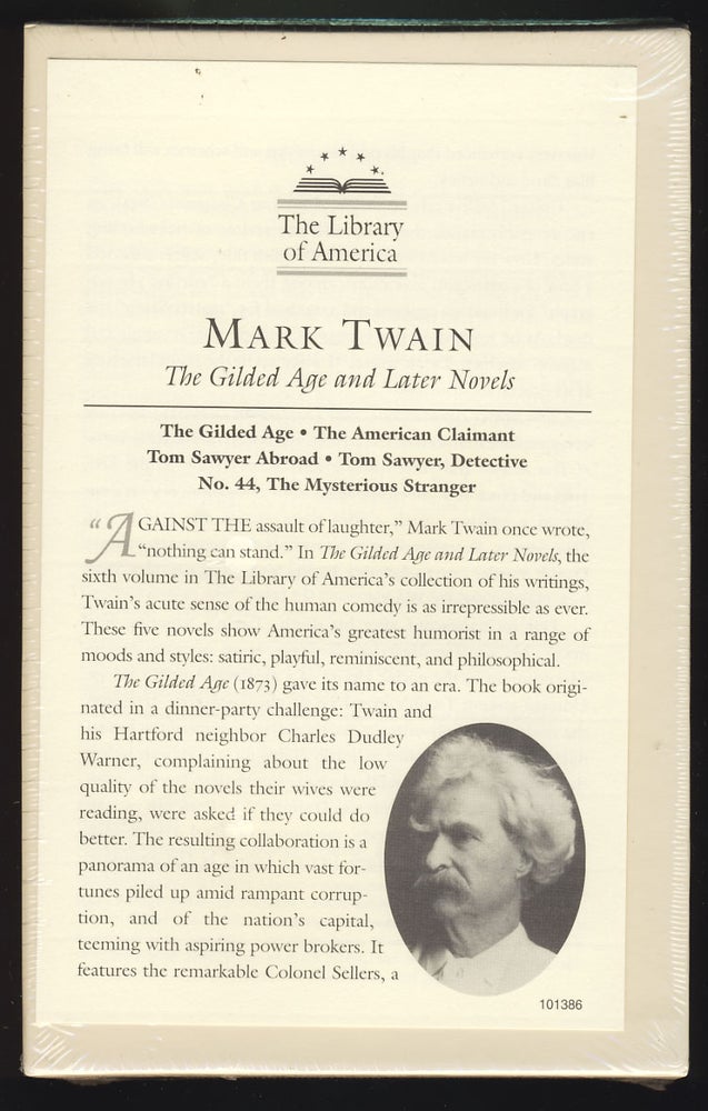 Item #28261 The Gilded Age and Later Novels. (The Gilded Age. The American Claimant. Tom Sawyer Abroad. Tom Sawyer, Detective. No. 44, The Mysterious Stranger.). Mark Twain.