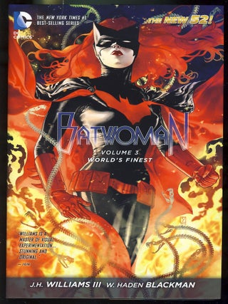 Item #28305 Batwoman Three Volume Set: Hydrology, To Drown the World, and World's Finest. J. H....