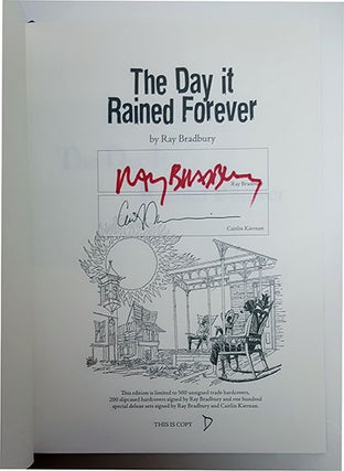 Special Slipcased Lettered Deluxe Set Including The Day It Rained Forever and Medicine for Melancholy.