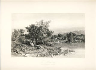 Item #28366 The Housatonic. Steel Engraving from a Painting by A. F. Bellows. A. F. Bellows, S....