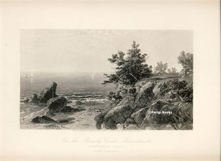 Item #28370 On the Beverly Coast, Massachusetts. Steel Engraving from a Painting by J. F....