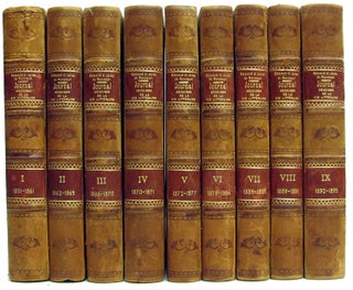 Item #28601 Journal. Mémoires de la vie littéraire, 1851-1895. Edition définitive, publiée...