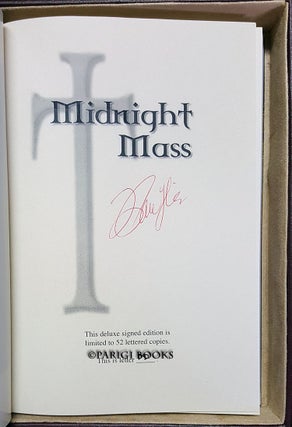 Midnight Mass. (Traycased Leather Bound Lettered Edition).