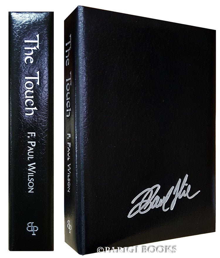 Item #28773 The Touch. (Traycased Leather Bound Lettered Edition). F. Paul Wilson.