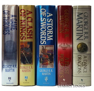 Item #28783 A Song of Ice and Fire Complete Set. (A Game of Thrones. A Clash of Kings. A Storm of...