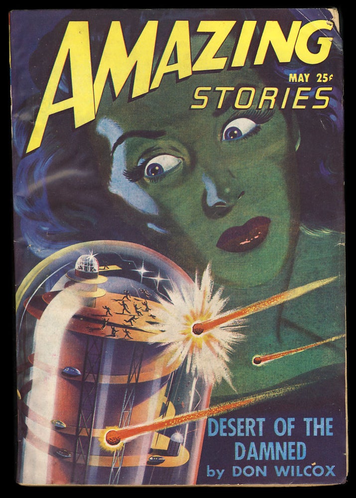 Item #28806 The Crystalline Sarcophagus in Amazing Stories May 1947. Richard S. Shaver.