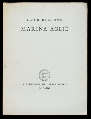 Item #29201 Marina Agliè. Ugo Bernasconi