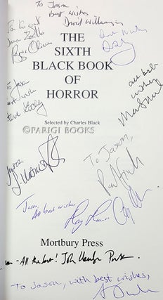 The Sixth Black Book of Horror. (Signed by Several Contributors).