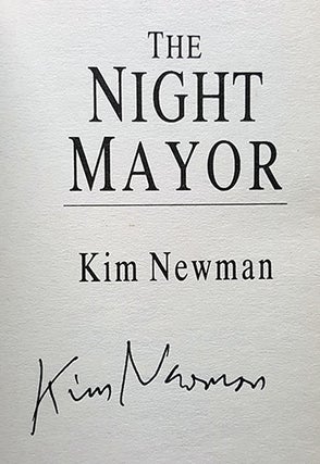 The Night Mayor. (Signed Copy).
