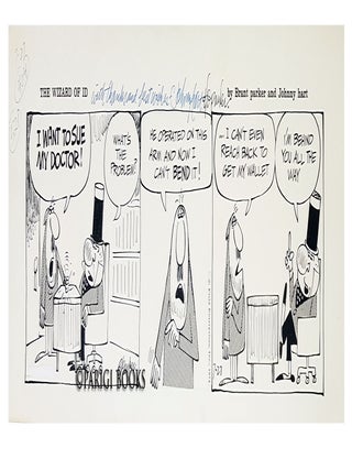 Item #29427 Brant Parker Johnny Hart The Wizard of Id Comic Strip Original Art Dated 7-27-1974....