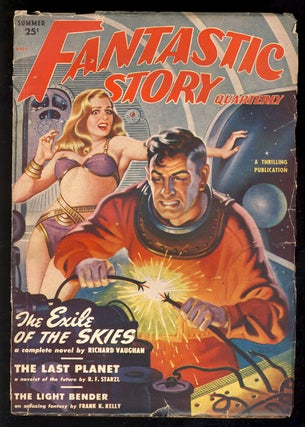 Item #29438 The Moon and Mr. Wick in Fantastic Story Quarterly Summer 1950. Jack Williamson