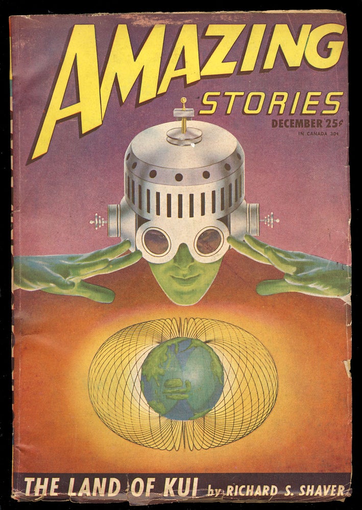 Item #29445 The Land of Kui in Amazing Stories December 1946. Richard S. Shaver.