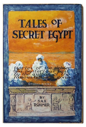 Item #29474 Russel Crofoot Original Cover Art for Sax Rohmer's Tales of Secret Egypt. Russel Crofoot