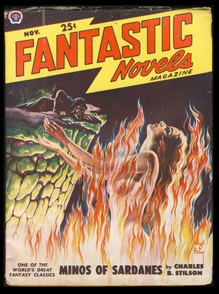 Item #29630 Minos of Sardanes in Fantastic Novels Magazine November 1949. Charles B. Stilson