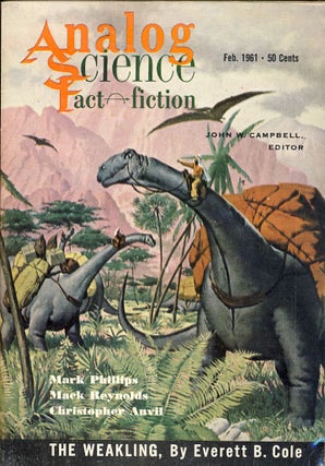 Item #29666 Analog Science Fact & Fiction February 1961. John W. Campbell, ed, Jr