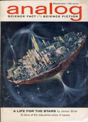 Item #29679 Analog Science Fact & Science Fiction September 1962. John W. Campbell, ed, Jr