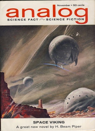 Item #29683 Analog Science Fact & Science Fiction November 1962. John W. Campbell, ed, Jr