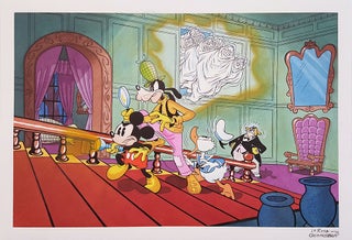 Item #29809 Angelo La Rosa Mickey Mouse in The Seven Ghosts Original Art Recreation. Angelo La Rosa