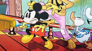 Angelo La Rosa Mickey Mouse in The Seven Ghosts Original Art Recreation.
