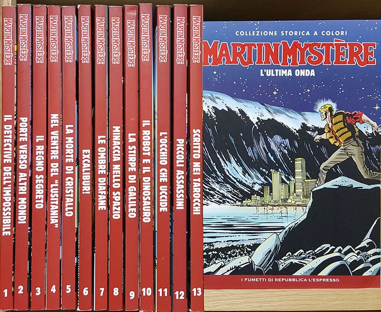 Item #29852 Martin Mystere Collezione Storica a Colori Complete Twenty Issue Run. Alfredo Castelli, Giancarlo Alessandrini.