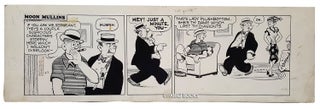 Item #29879 Frank H. Willard Moon Mullins Daily Comic Strip Original Art Dated 9-3-47. Frank H....