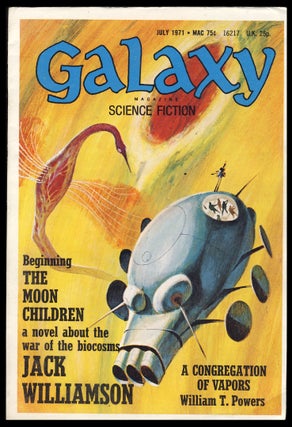 Item #29902 The Moon Children in Galaxy Magazine July-November 1971. Jack Williamson