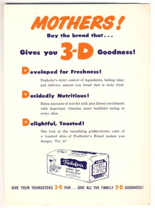 Freihofer's 3-D Fun Book. Starring the Cisco Kid. Book No. 3.