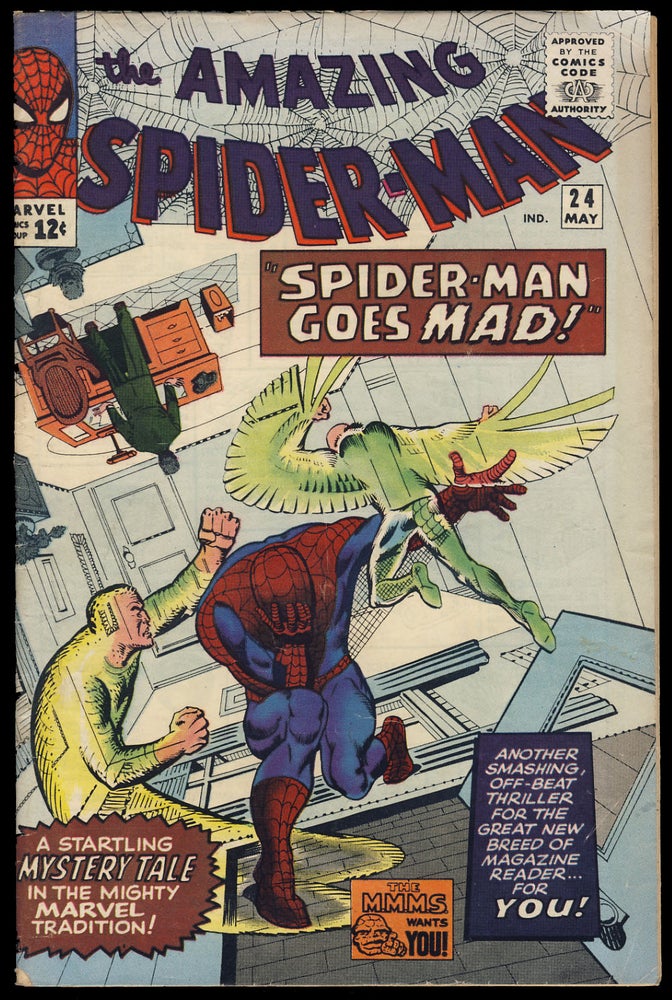 Item #29945 Amazing Spider-Man #24. Stan Lee, Steve Ditko.