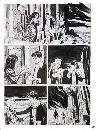 Bruno Brindisi Dampyr #209 Page 72 Original Comic Art. (Featuring Dylan Dog).