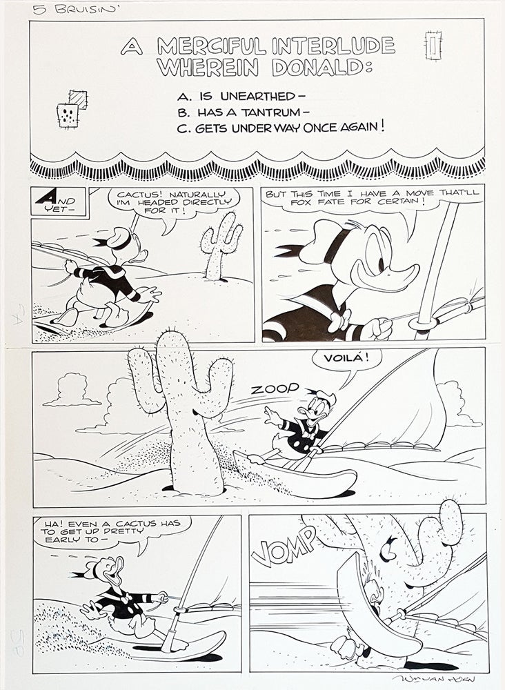 Item #30149 Walt Disney Comics and Stories #656 Original Comic Art. (Featuring Donald Duck). William Van Horn.