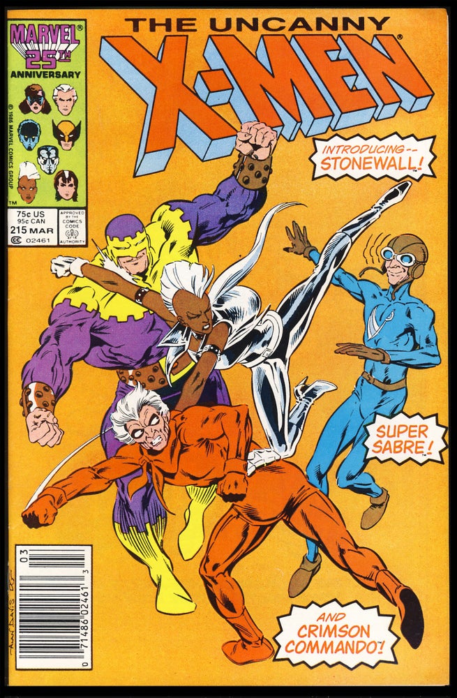 Item #30179 The Uncanny X-Men #215. Chris Claremont, Alan Davis.