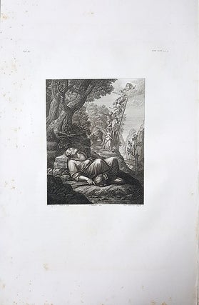 Il sogno di Giacobbe. Etching from a Painting by Cristofano Allori.