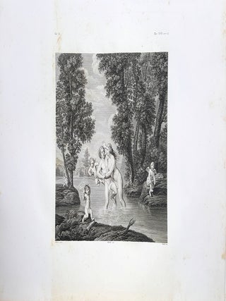 Item #30269 Salmace ed Ermafrodito. Etching from a Painting by Francesco Albani. Luigi Bridi,...